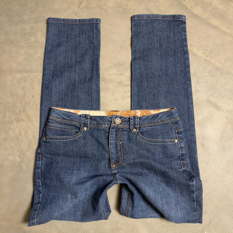 Daytrip Baggy Straight Jeans Womens 8 Blue