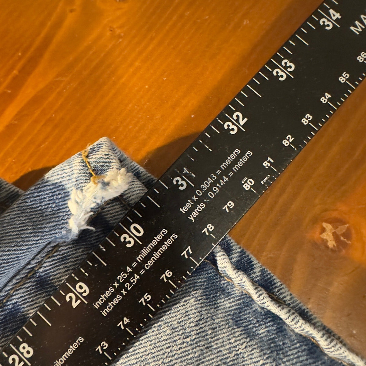 Levi's 501 Original Fit Jeans Mens 36x30 Light Blue