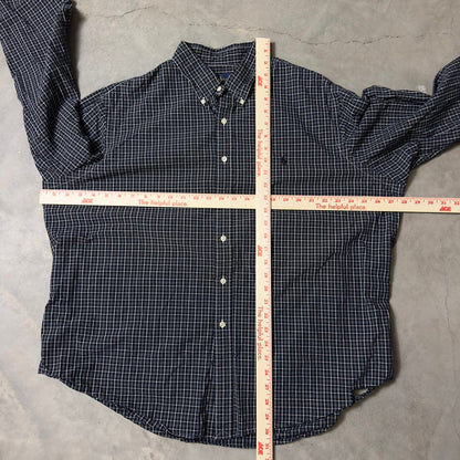 Ralph Lauren Check Shirt Mens XXL Black As Is