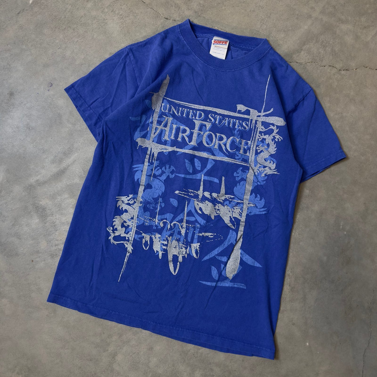 Vintage Y2K Soffe United States Air Force Graphic Tee Mens S