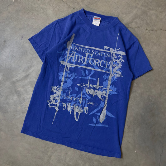 Vintage Y2K Soffe United States Air Force Graphic Tee Mens S