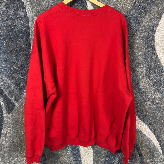 Vintage Polaris Racing Sweatshirt Mens 2XL Red Dragon