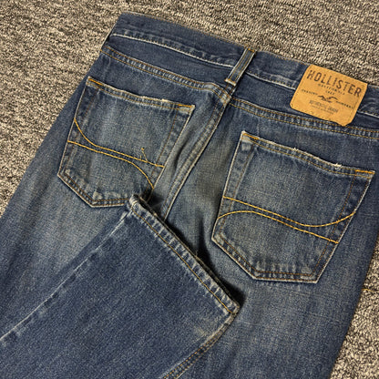 Y2K Hollister Slim Straight Jeans Mens 29x30 Med Wash