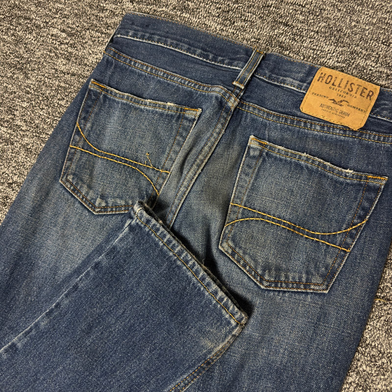 Y2K Hollister Slim Straight Jeans Mens 29x30 Med Wash