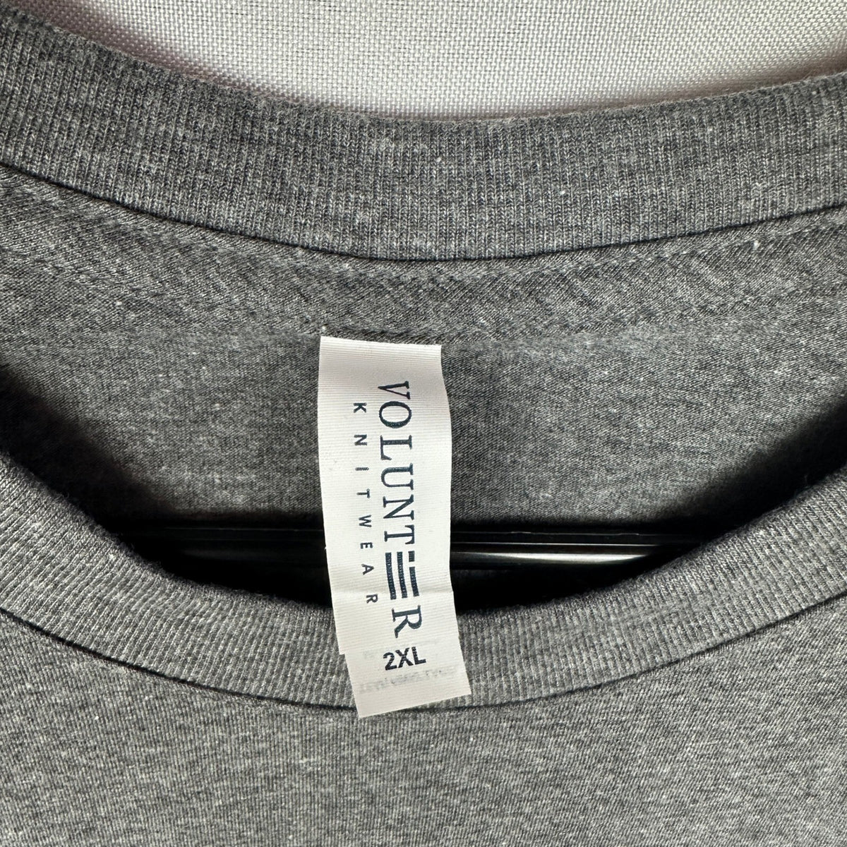 NWT Volunteer Knitwear Mens 2XL Gray Short Sleeve T-Shirt