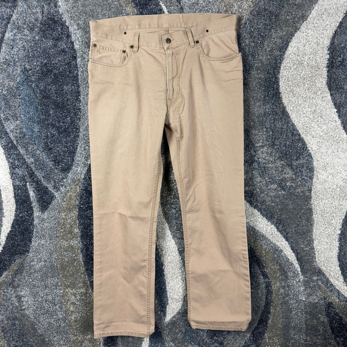 Polo Ralph Lauren 5 Pocket Pants Mens 36x32 Tan Khaki Twill