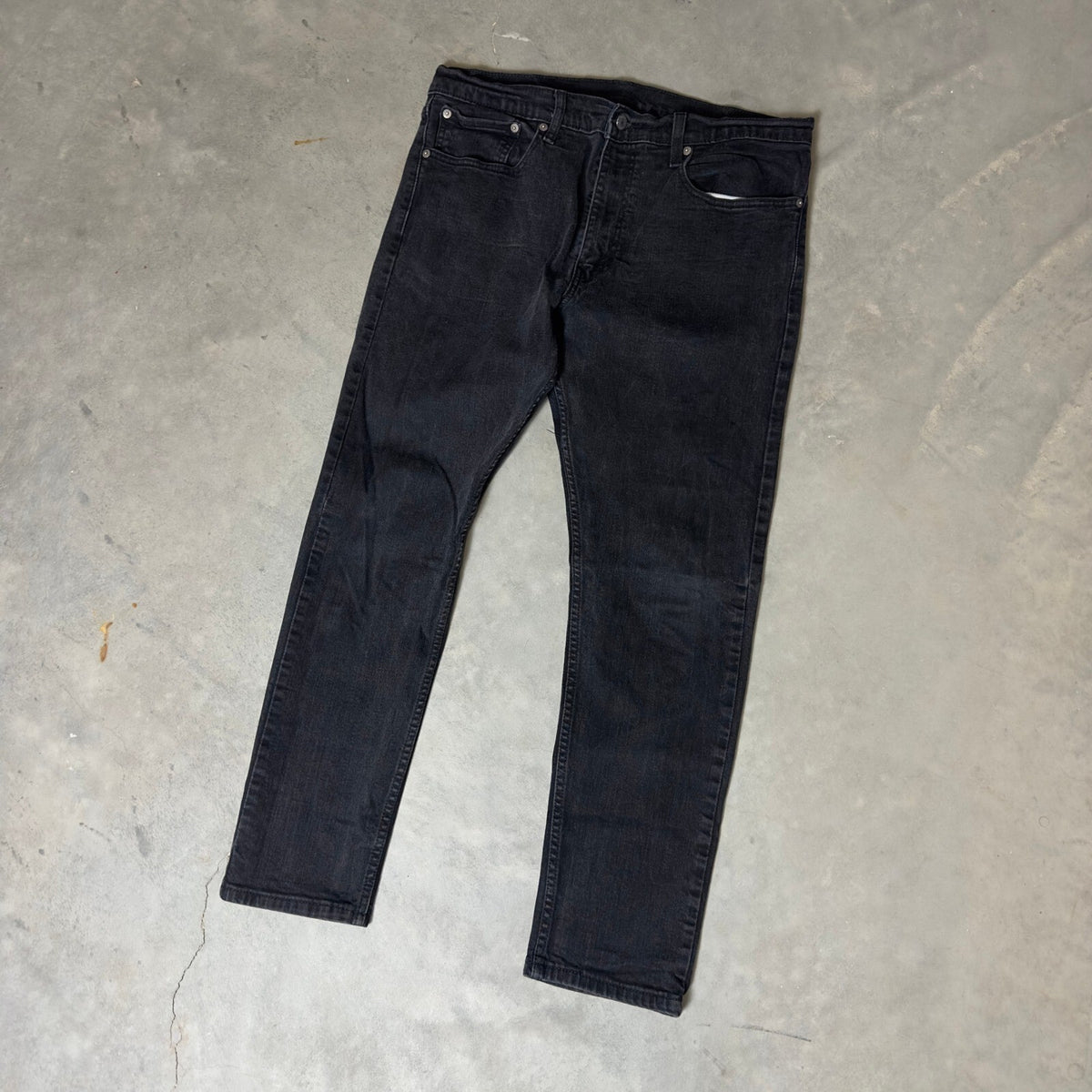 Levi's 511 Slim Fit Jeans Mens 36x30 Black Washed