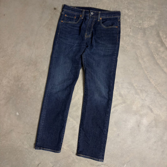 Levi's Premium 502 Taper Jeans Mens 31x32 Dark Indigo