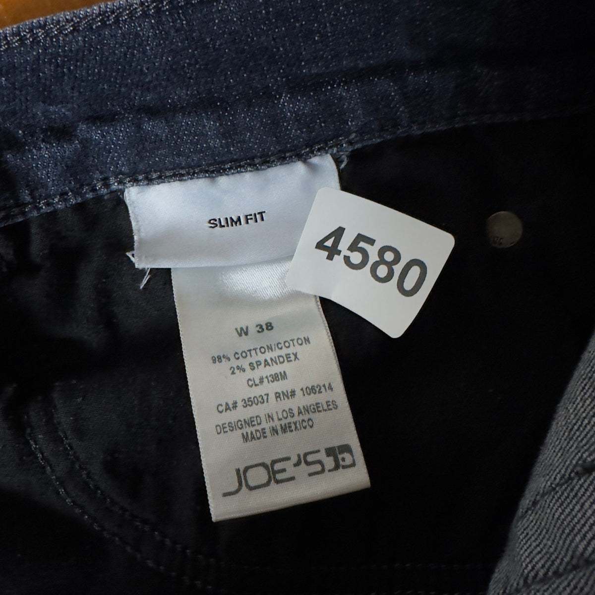 Joe's Jeans Rossdale Slim Fit Mens W38 Navy Denim Classic
