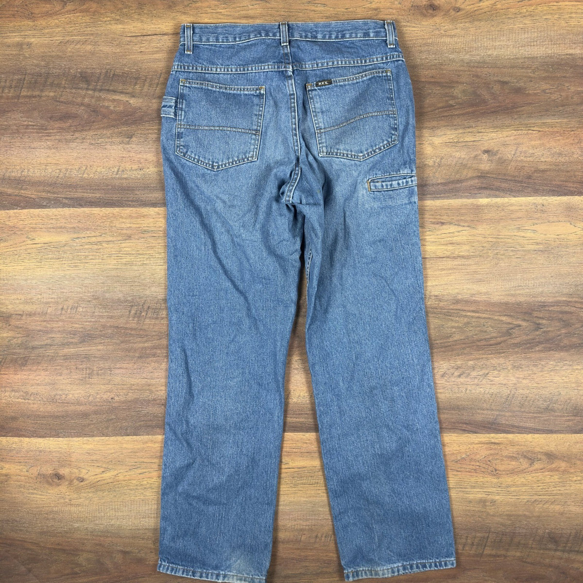 Key Industries Carpenter Jeans Mens 33x32 Medium Wash Baggy