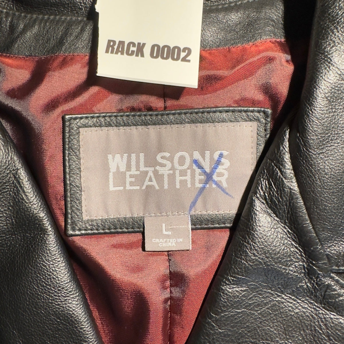 Vintage Wilsons Leather Blazer Jacket Womens Large Black Grunge Y2K Indie Chic