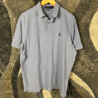 Polo Ralph Lauren Polo Shirt Mens L Light Blue Classic Fit
