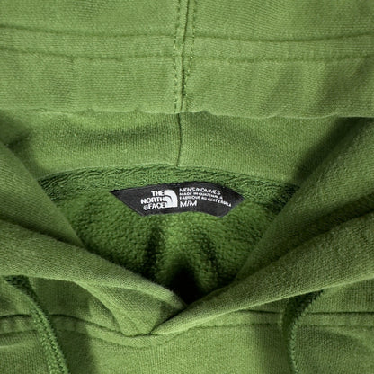 The North Face Mens Green Camo Logo Pullover Hoodie Sweatshirt Size Medium