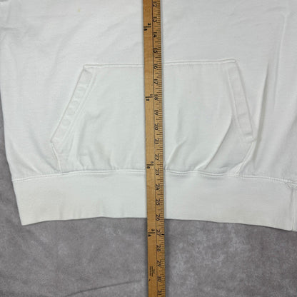 American Eagle Super Soft Hoodie M White Blue Crest Logo