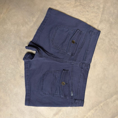 Unionbay Shorts Womens 11 Navy Blue 30W