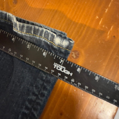 Levi's 514 Slim Straight Jeans Mens 32x36 Blue Selvedge