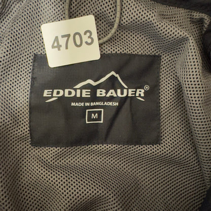 Eddie Bauer Windbreaker Womens M Black Hooded Gorpcore