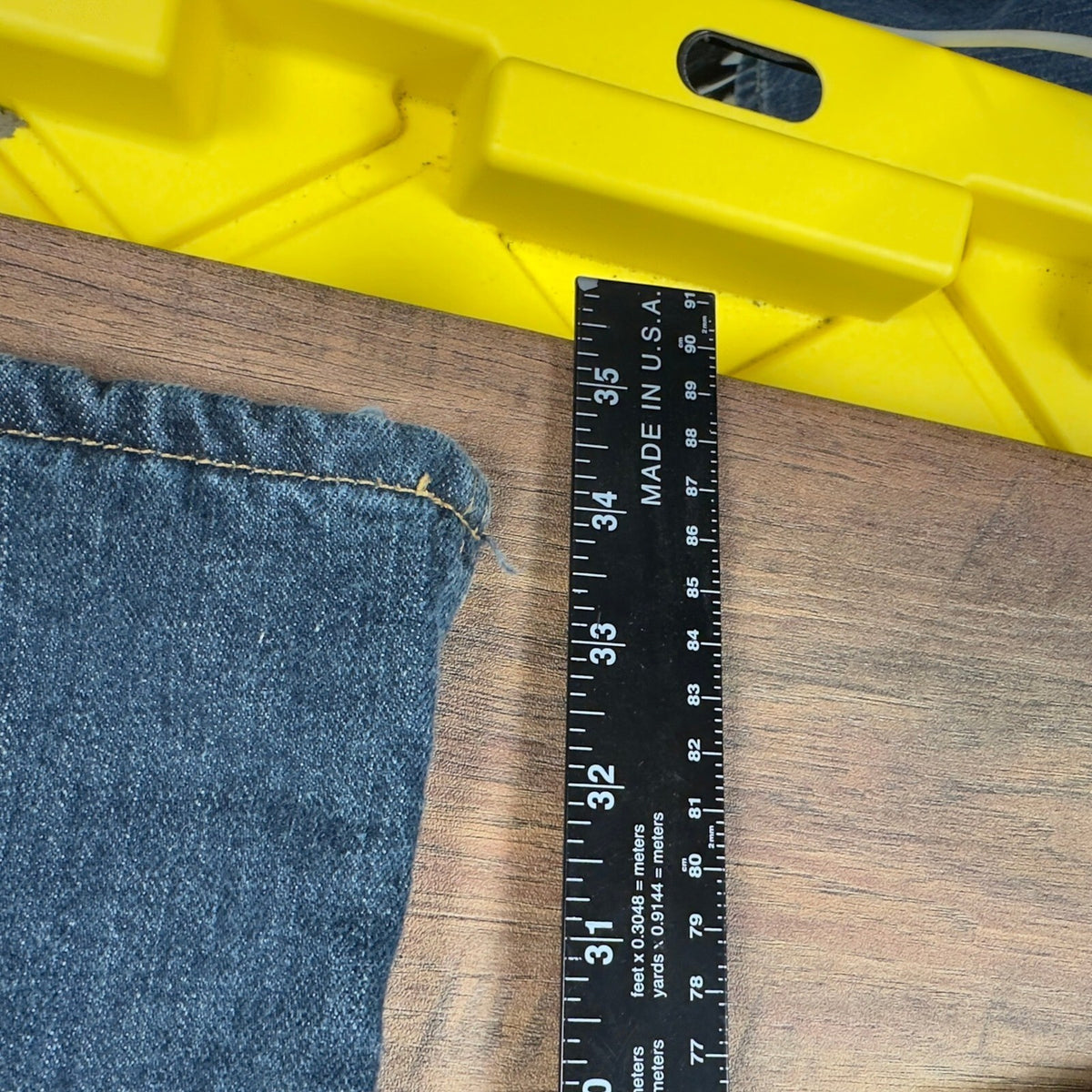 Carhartt Fleece Lined Jeans Mens 38x34 Dark Wash Workwear