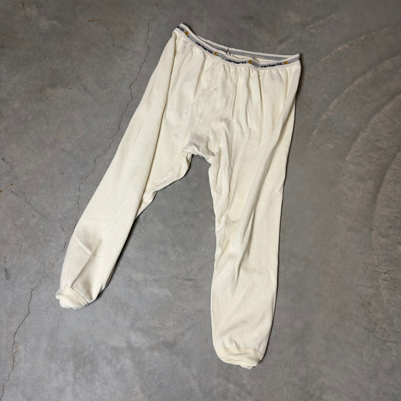 Carhartt Thermal Pants Mens XL Natural Baggy Base Layer K229