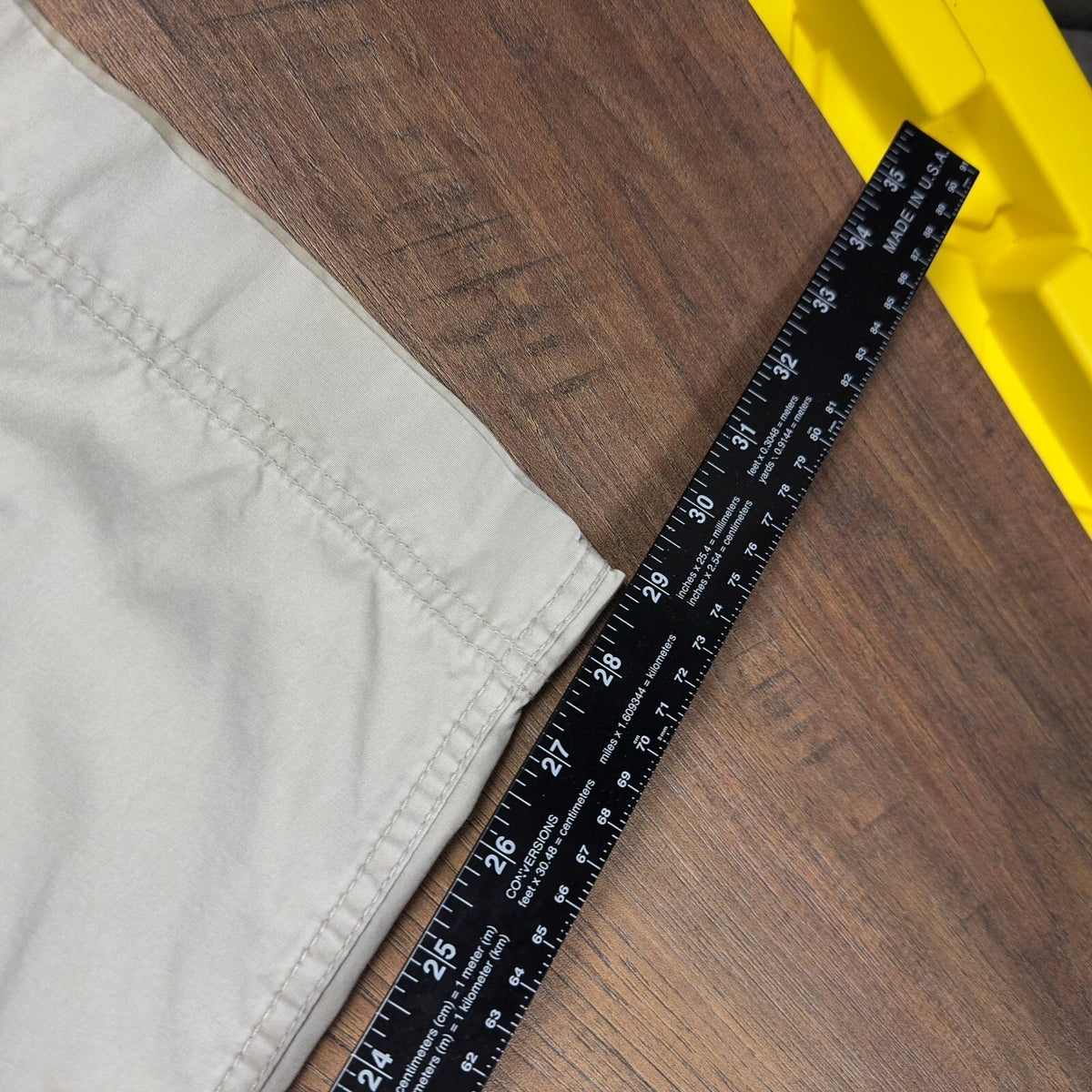 Eddie Bauer Khaki Drawstring Chino Pants Mens 36x30 Baggy