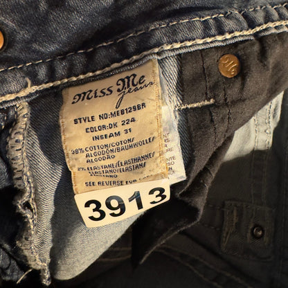 Miss Me Bootcut Jeans Womens 29x31 Mid Rise Dark Wash