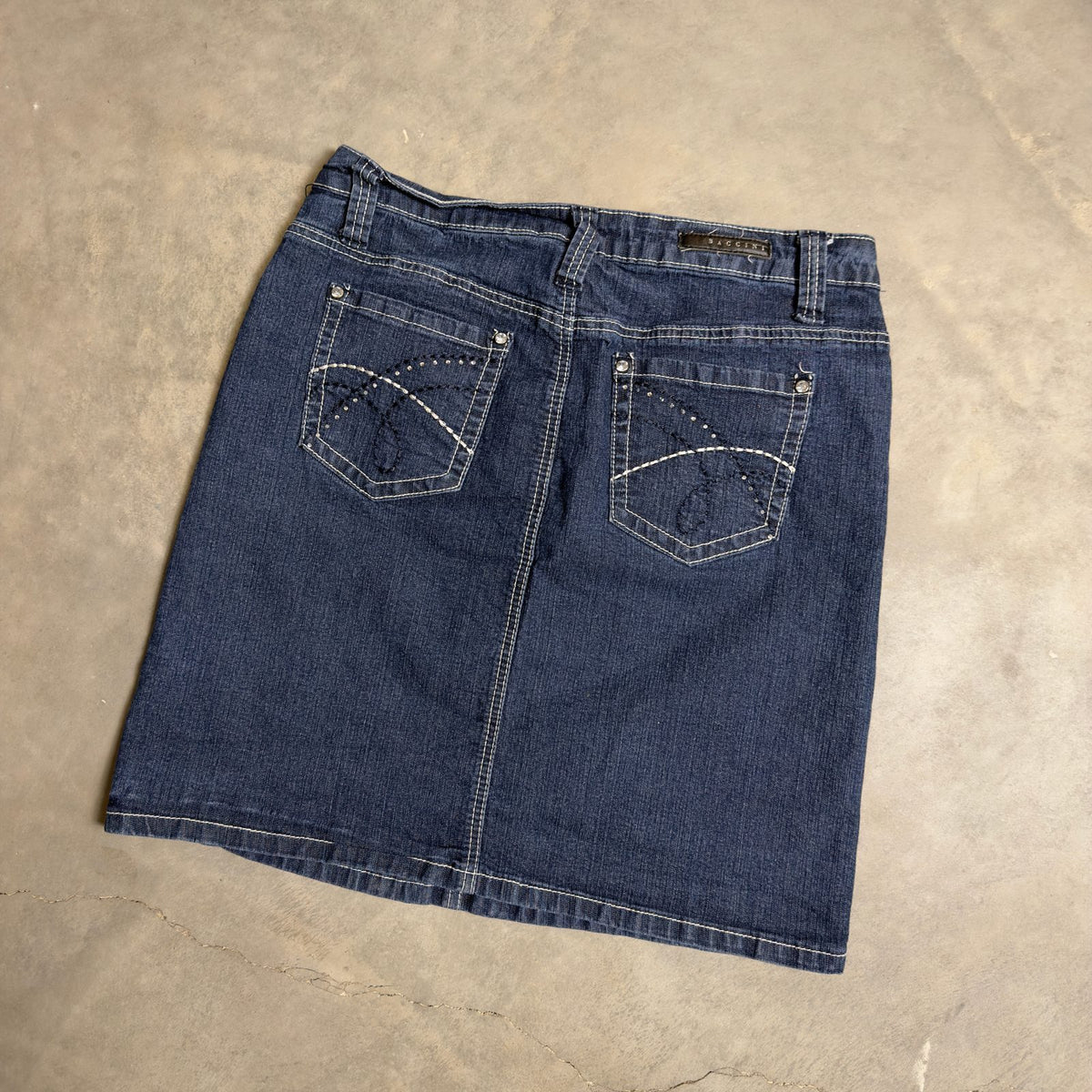 Earl Jean Denim Mini Skirt Womens 6 Blue Y2K