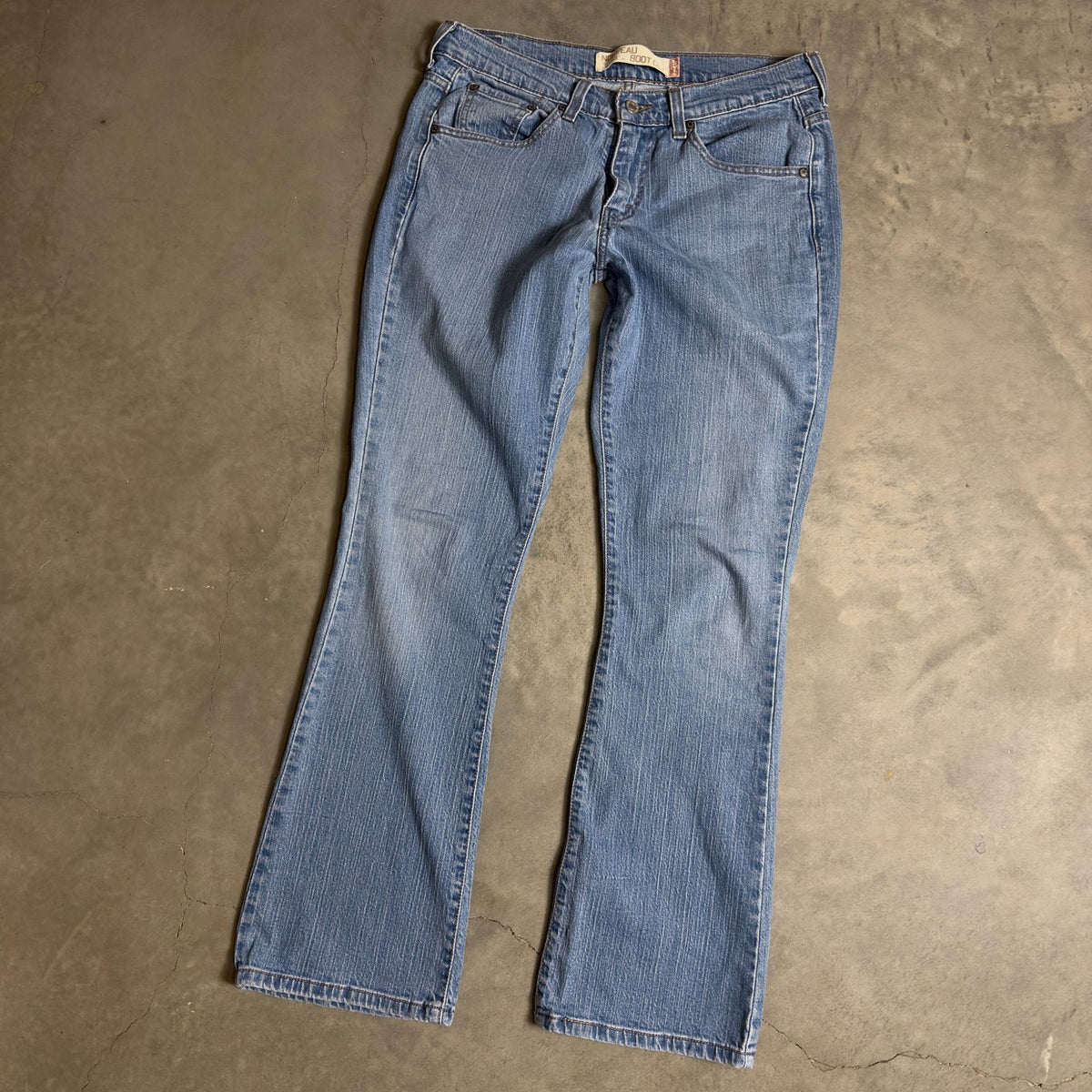 Levi's Beau Bootcut Jeans Womens 8L Light Wash Y2K