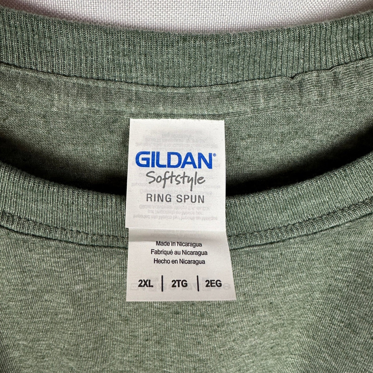 NWT Gildan Mens 2XL T-Shirt Military Green Soft Lot of 9