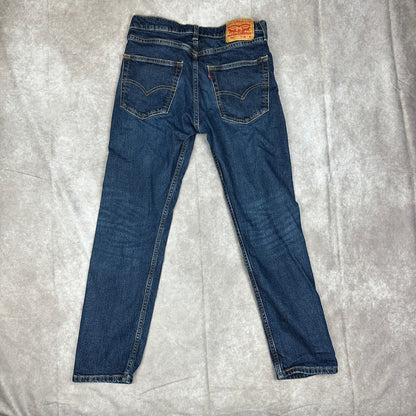 Levi's 502 Regular Taper Jeans Mens 31x30 Dark Blue Baggy