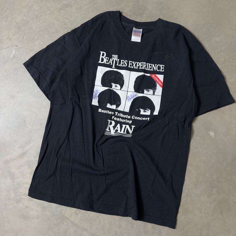 Y2K Gildan The Beatles Experience Tribute Tee Mens L Black