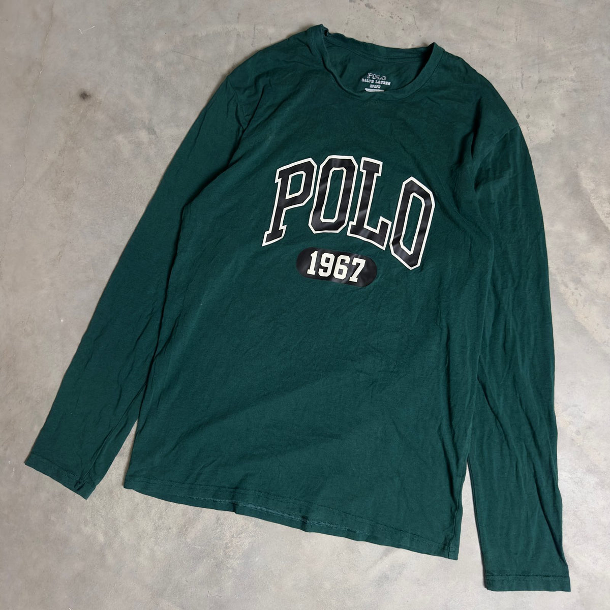 Polo Ralph Lauren 1967 Long Sleeve Tee Mens M Green