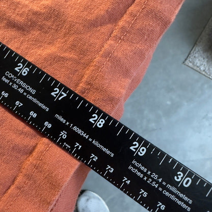 Carhartt Pocket T-Shirt Mens S Orange Loose Fit Workwear Tee