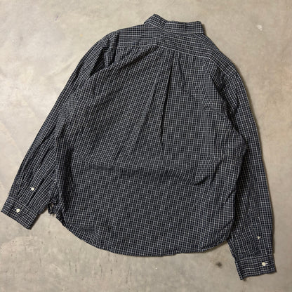 Ralph Lauren Check Shirt Mens XXL Black As Is