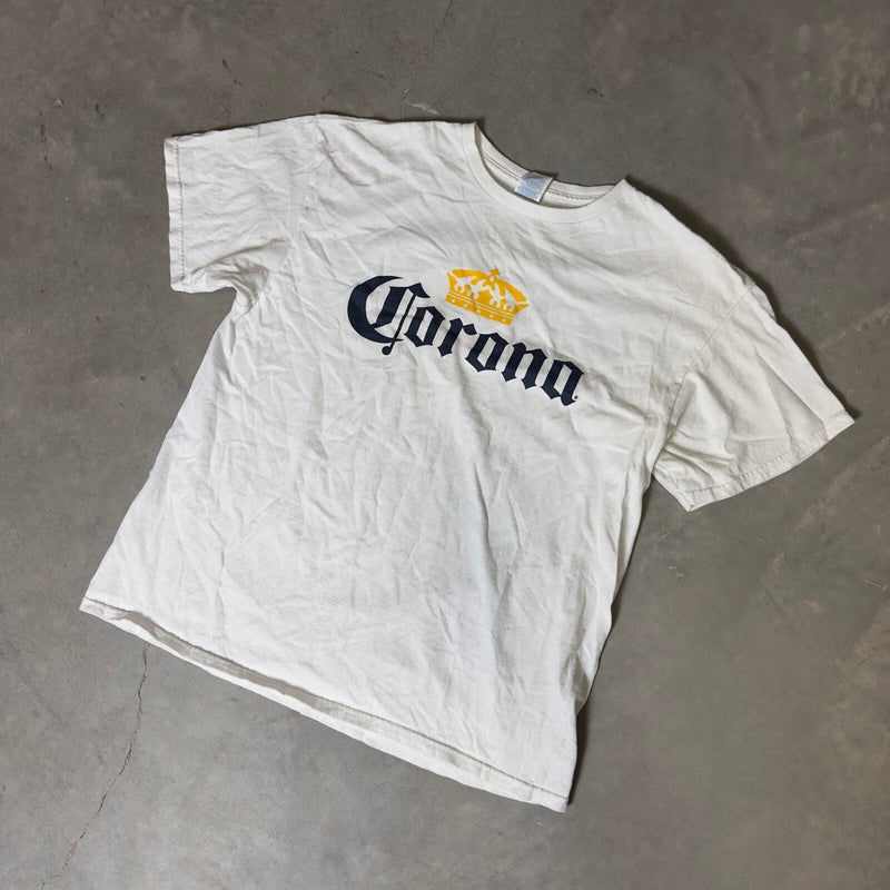 Corona Delta Pro Weight Graphic T-Shirt Mens XL White