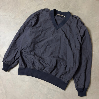 Vintage Fechheimer Windbreaker Pullover Mens L Navy