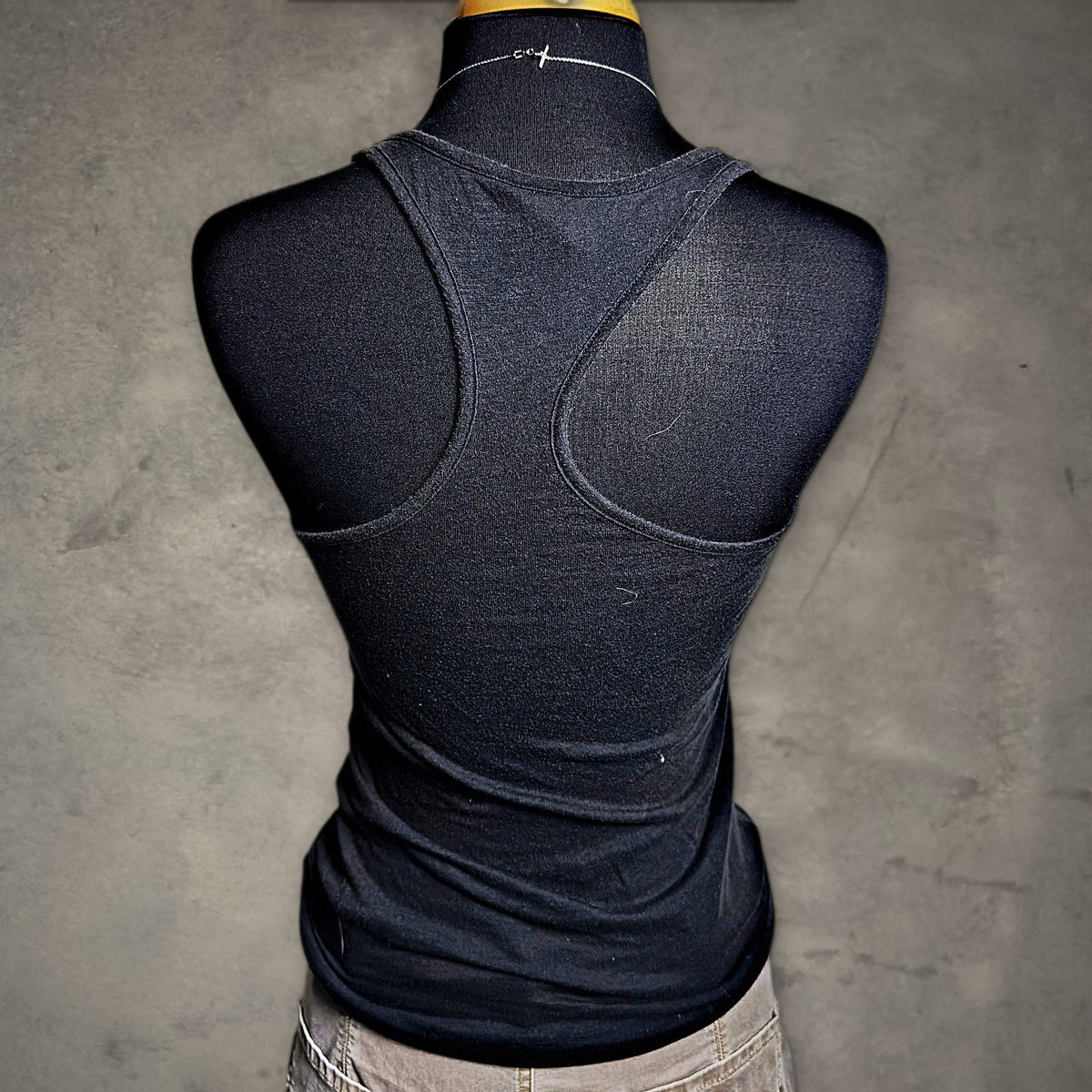 PINK Victoria's Secret Racerback Tank Womens S Black