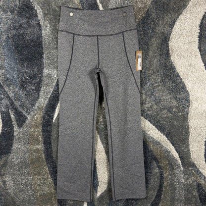 NWT Eddie Bauer Crossover Flare Yoga Pants Womens M Gray