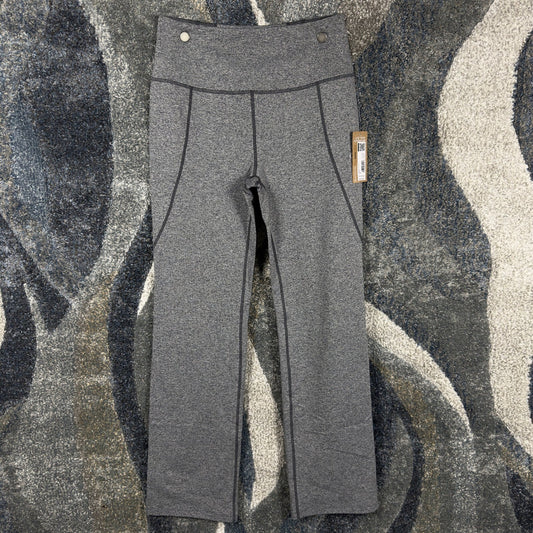 NWT Eddie Bauer Crossover Flare Yoga Pants Womens M Gray