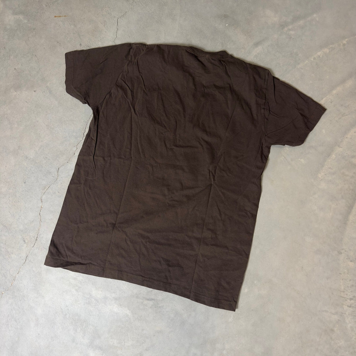 Y2K Marvel Mad Engine Punisher Skull T-Shirt Mens L Brown