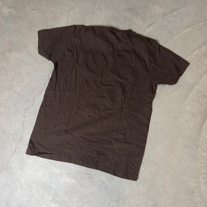 Y2K Marvel Mad Engine Punisher Skull T-Shirt Mens L Brown