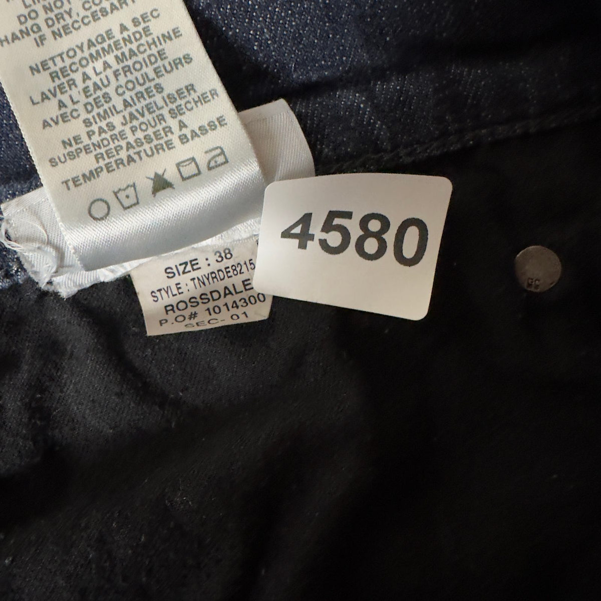 Joe's Jeans Rossdale Slim Fit Mens W38 Navy Denim Classic