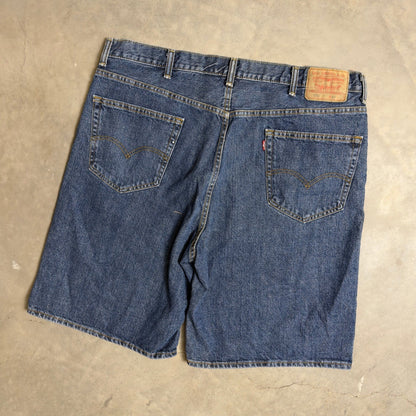 Vintage Levi's 550 Relaxed Fit Denim Shorts Mens 42 Blue Baggy