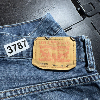 Levi's 505 Jeans Boys 18 REG 29x29 Medium Blue Straight