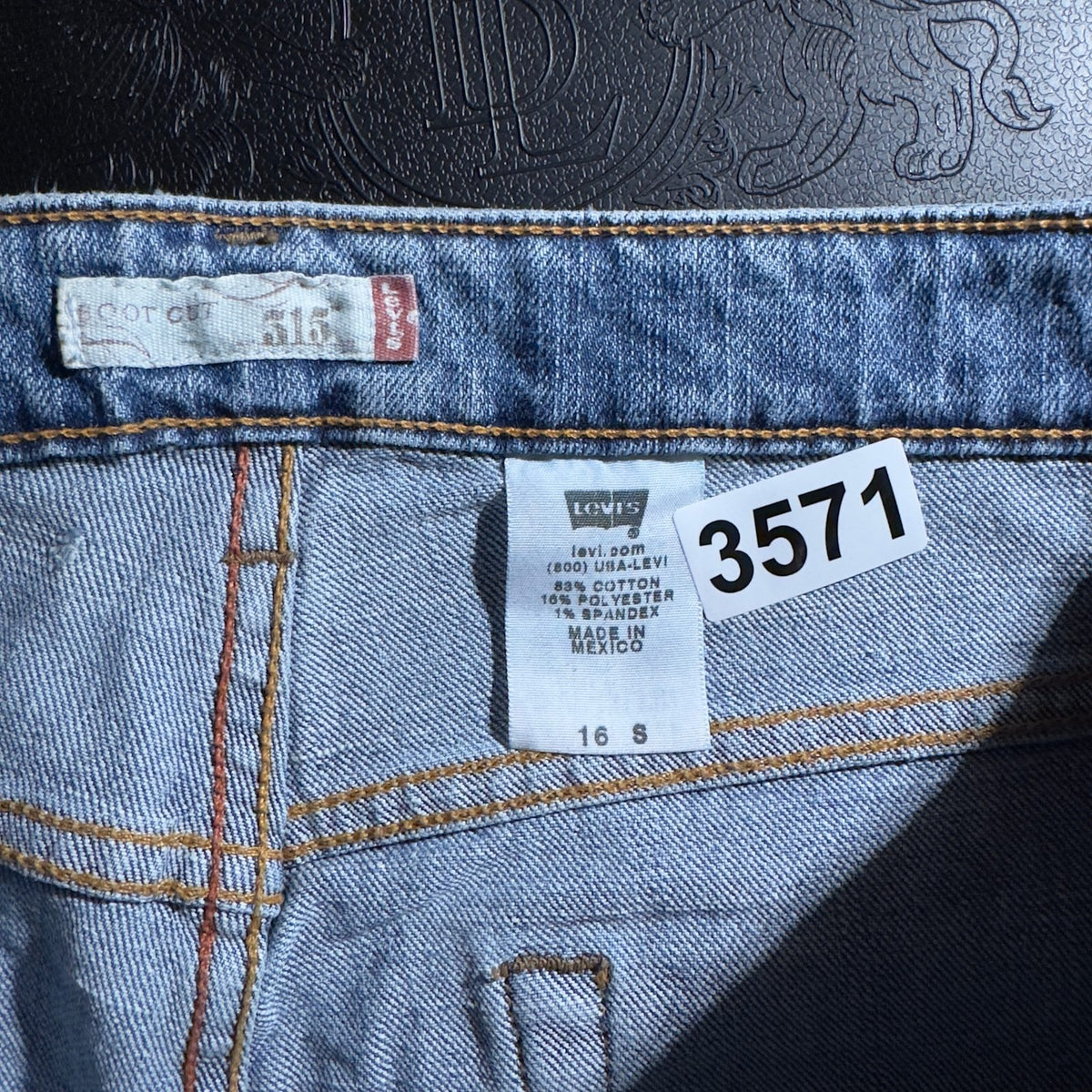 Levi's 515 Bootcut Jeans Womens 16S Medium Wash Y2K