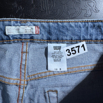 Levi's 515 Bootcut Jeans Womens 16S Medium Wash Y2K