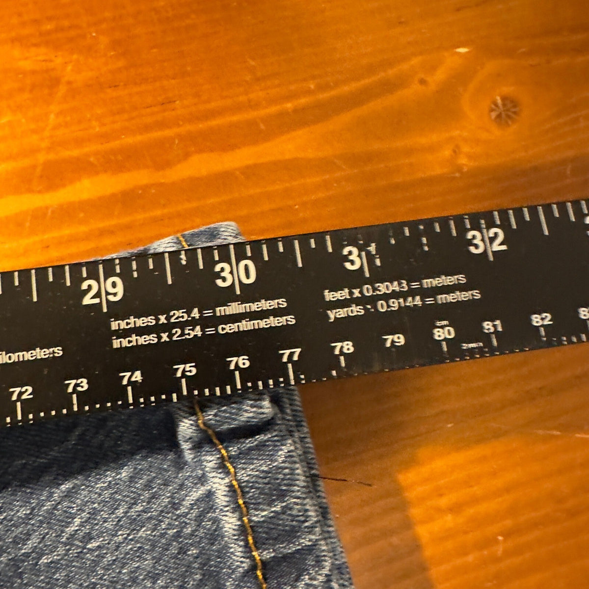 Levi's 505 Regular Fit Jeans Mens W34 L30 Blue Baggy Denim