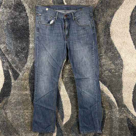 Levis 527 Slim Bootcut Jeans Mens 34x34 Medium Wash Western