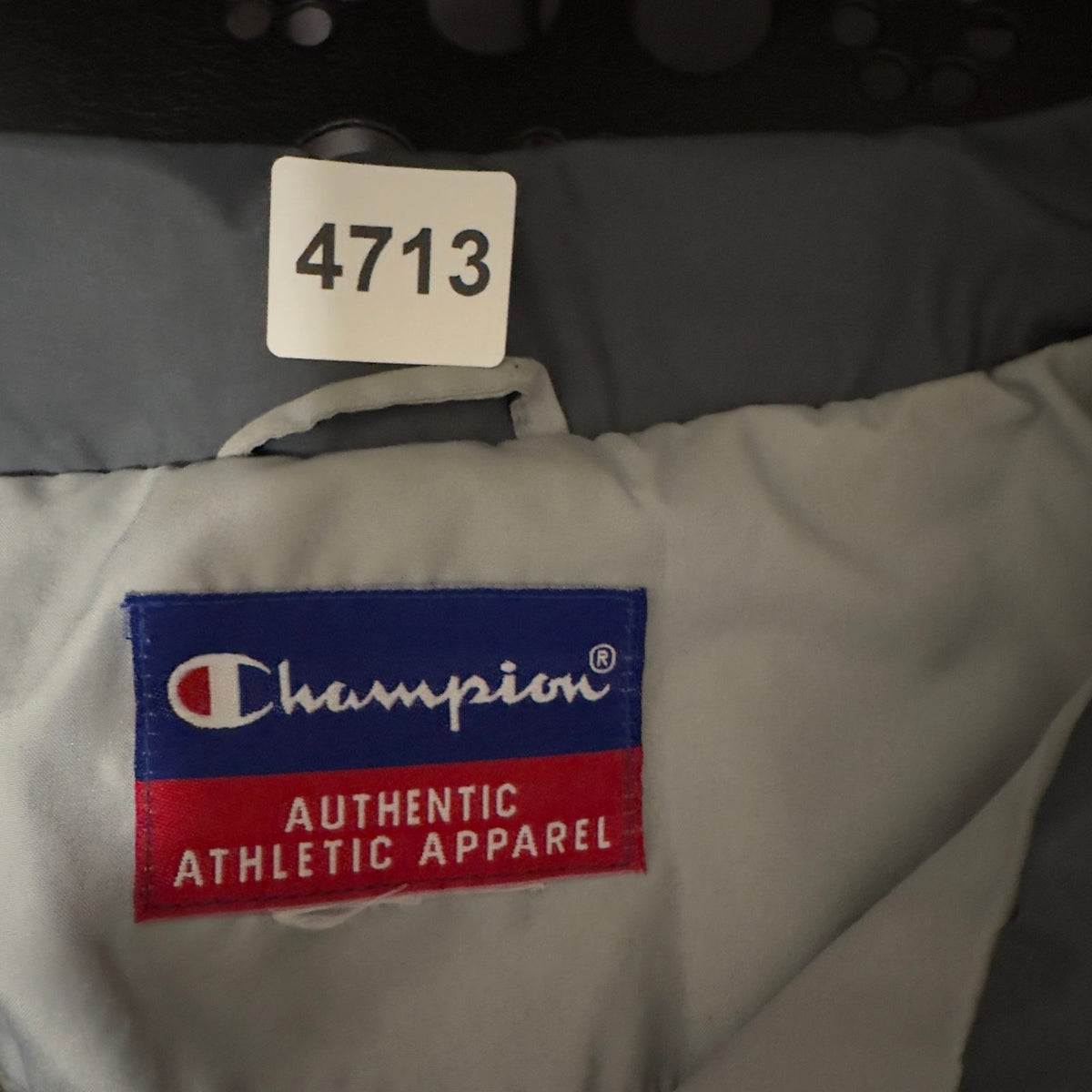 Champion Windbreaker Jacket Mens Gray Colorblock Athletic