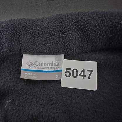 Columbia Snap Fleece Pullover Mens XL Black Gorpcore