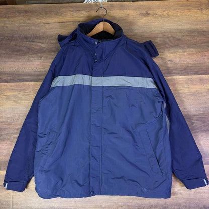 L.L. Bean Men's XL Tall Jacket Navy Y2K